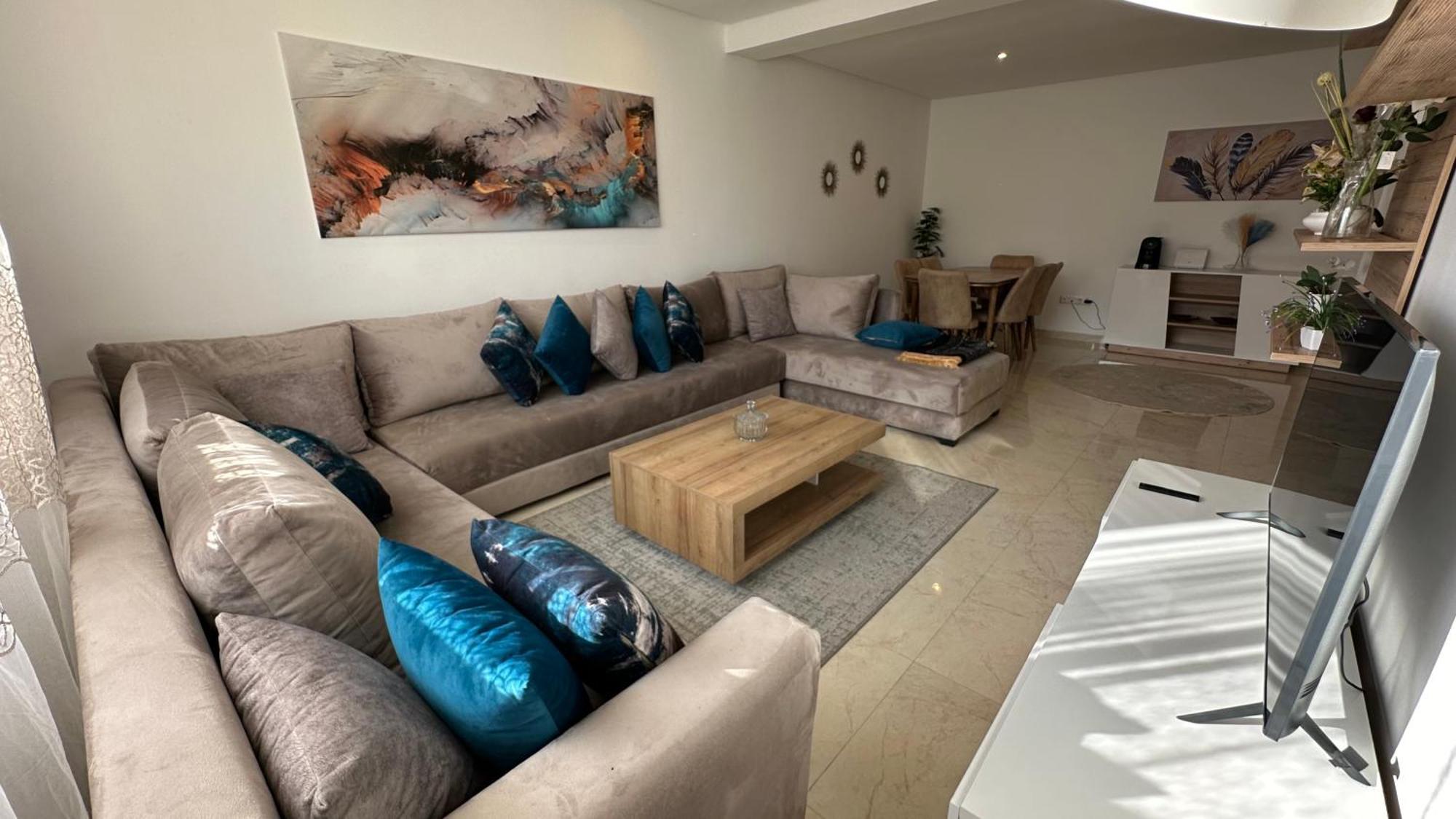 Luxury Family Appart 7 Pers - Checkpoint - Oujda Center Exteriör bild